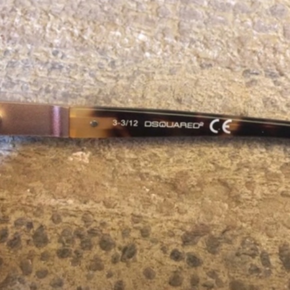 Dsquared Havana cateye tortoise shell sunglasses NWT - Picture 2 of 4